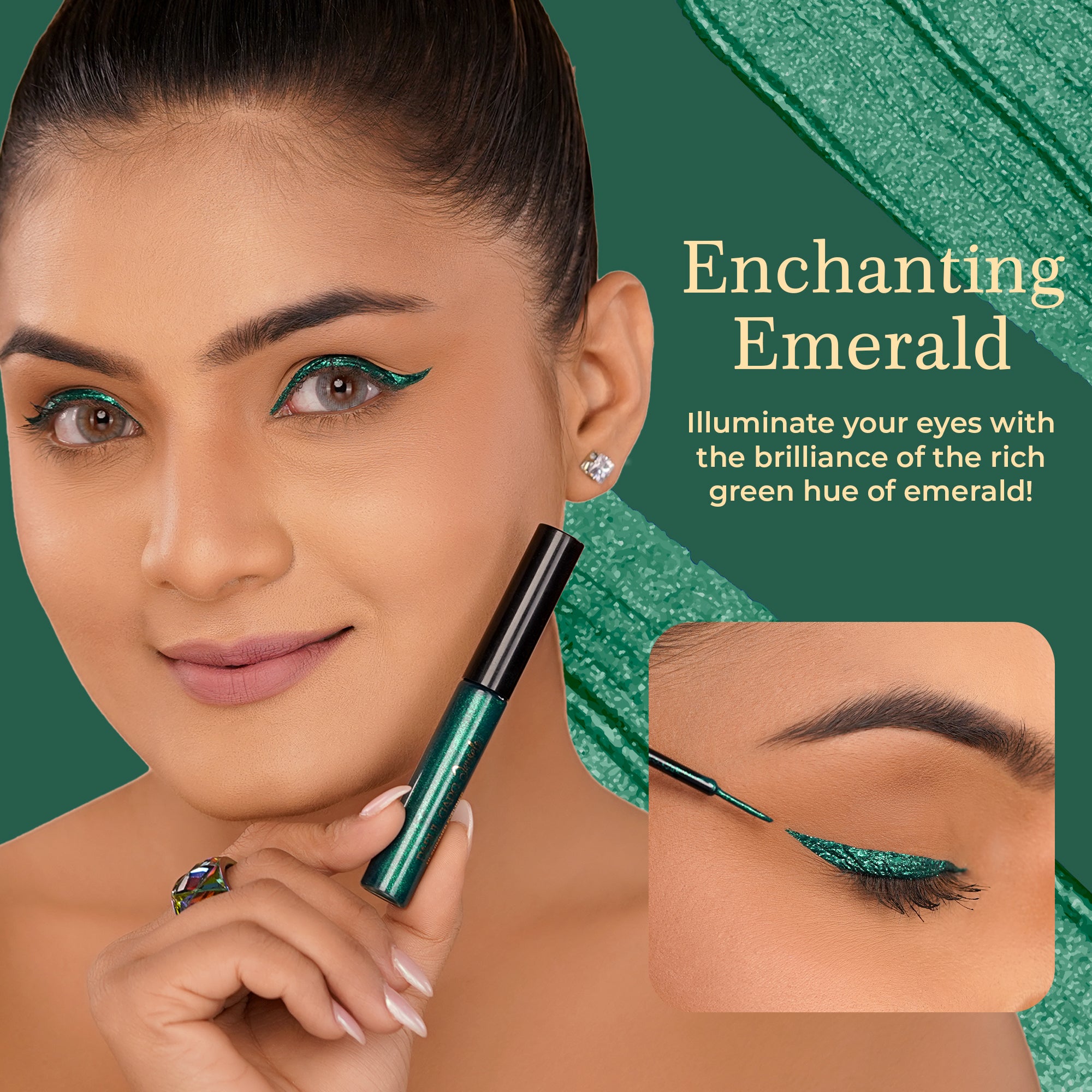Emerald Green: Hi-Shimmer Liquid Eyeliner