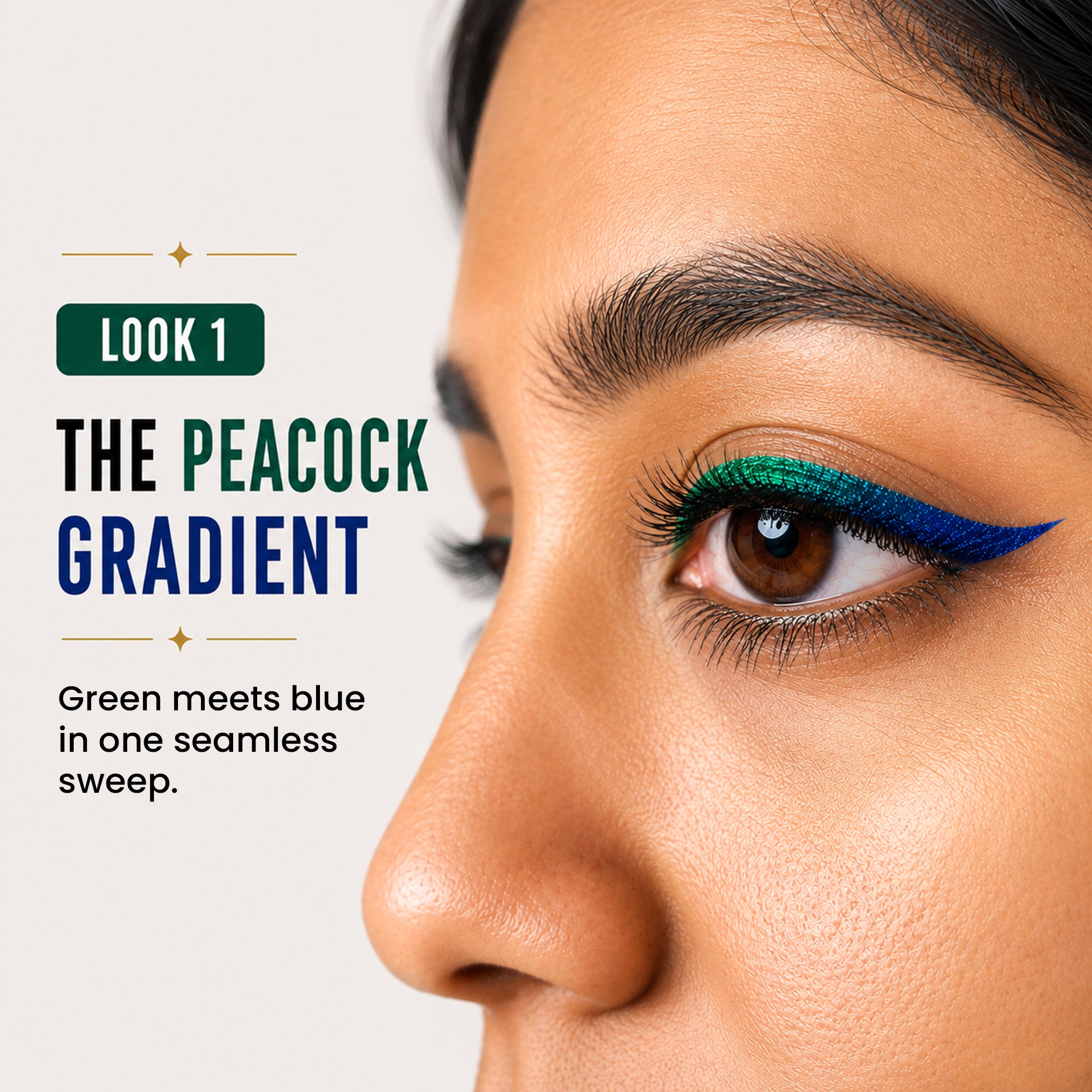 Blue & Green Jewel Rush Duo | Emerald Green & Sapphire Blue Hi-Shimmer Eyeliners | High-Shine • Waterproof • Long-Lasting