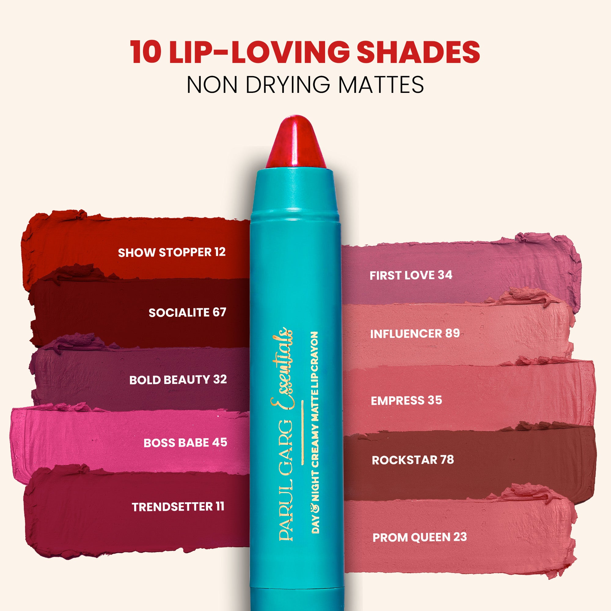 The Complete Edit 10 Bestselling Lip Crayons