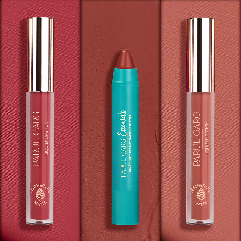 Office-Ready Lipstick Pack for Medium to Deep Skin Tones | Parul Garg Beauty