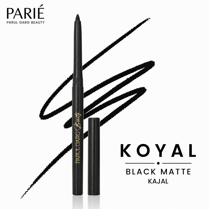 Koyal Deep Black Matte Kajal | Bold Define | Long-Lasting & Smudge-Proof