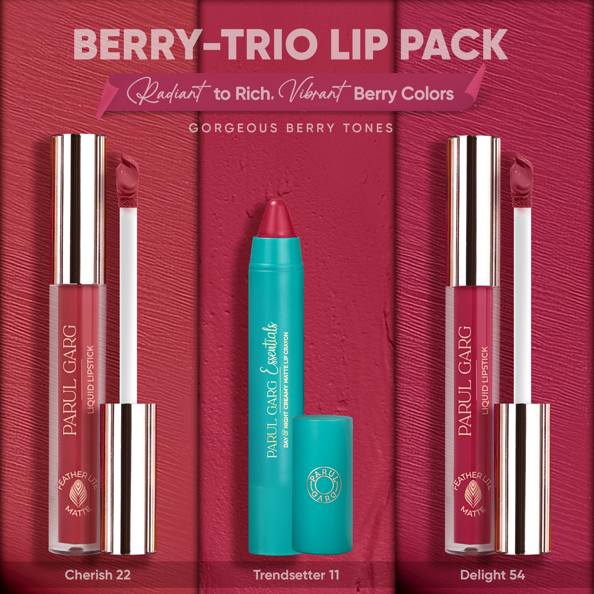 Berry-Trio Lip Pack