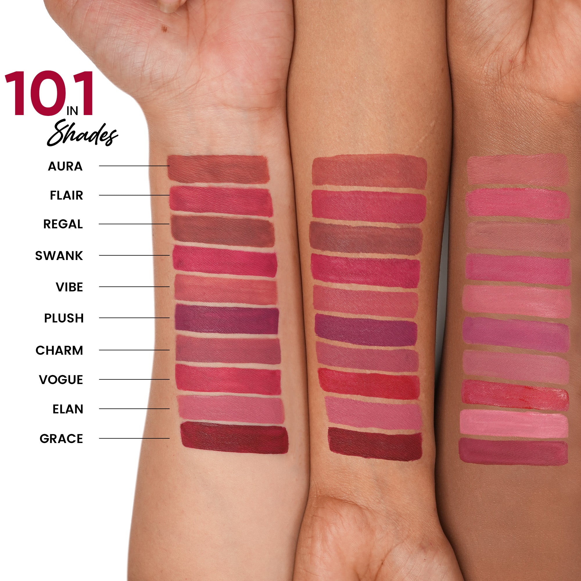 The Ultimate Silk Matte Collection 10 Signature Shades