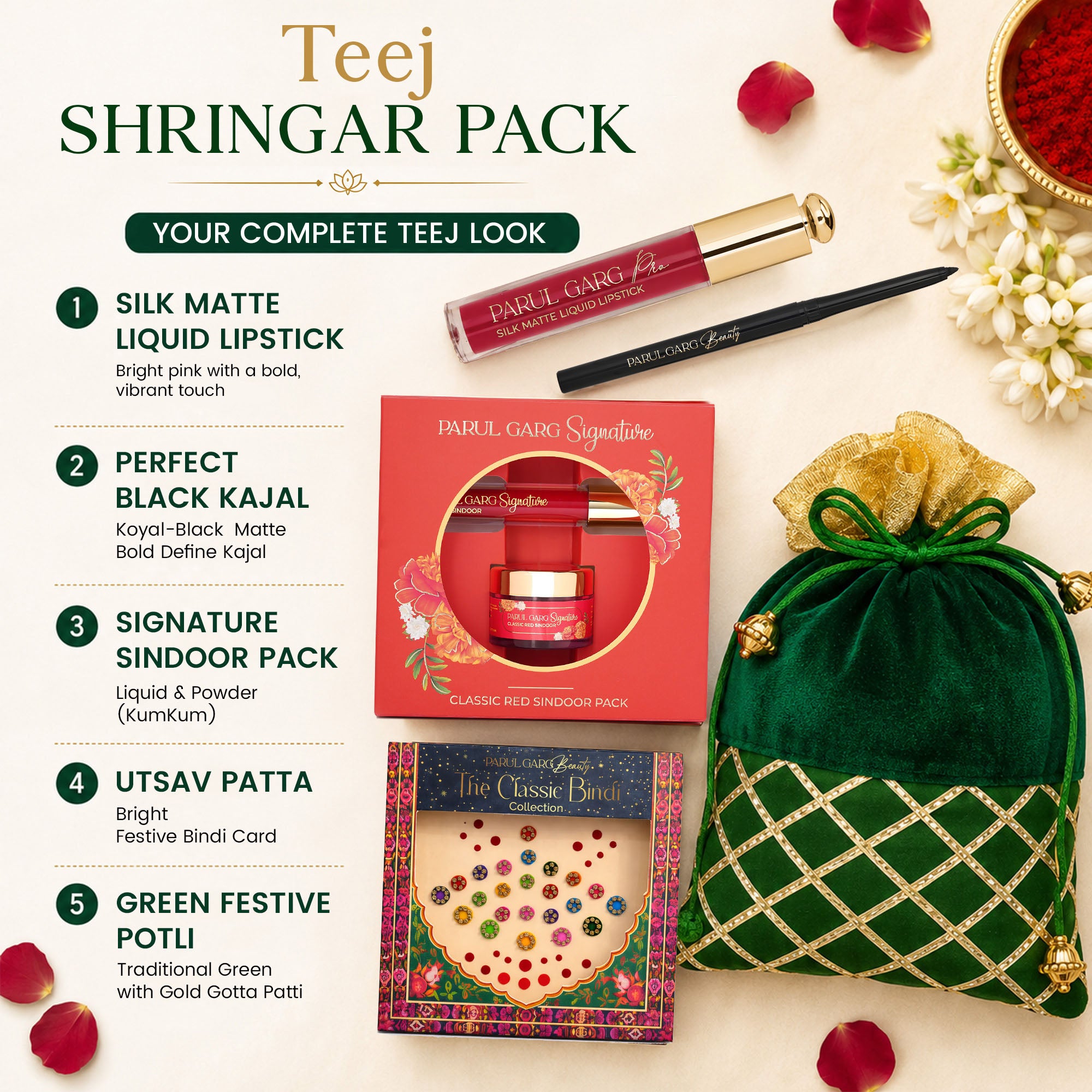 Teej Shringar Pack | Festive Beauty Gift Set