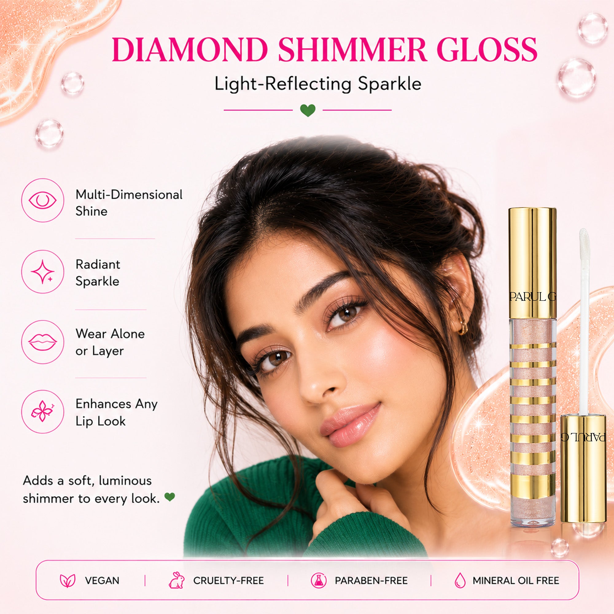 Gloss Cristalé Duo - Product Flatlay | Parul Garg Beauty
