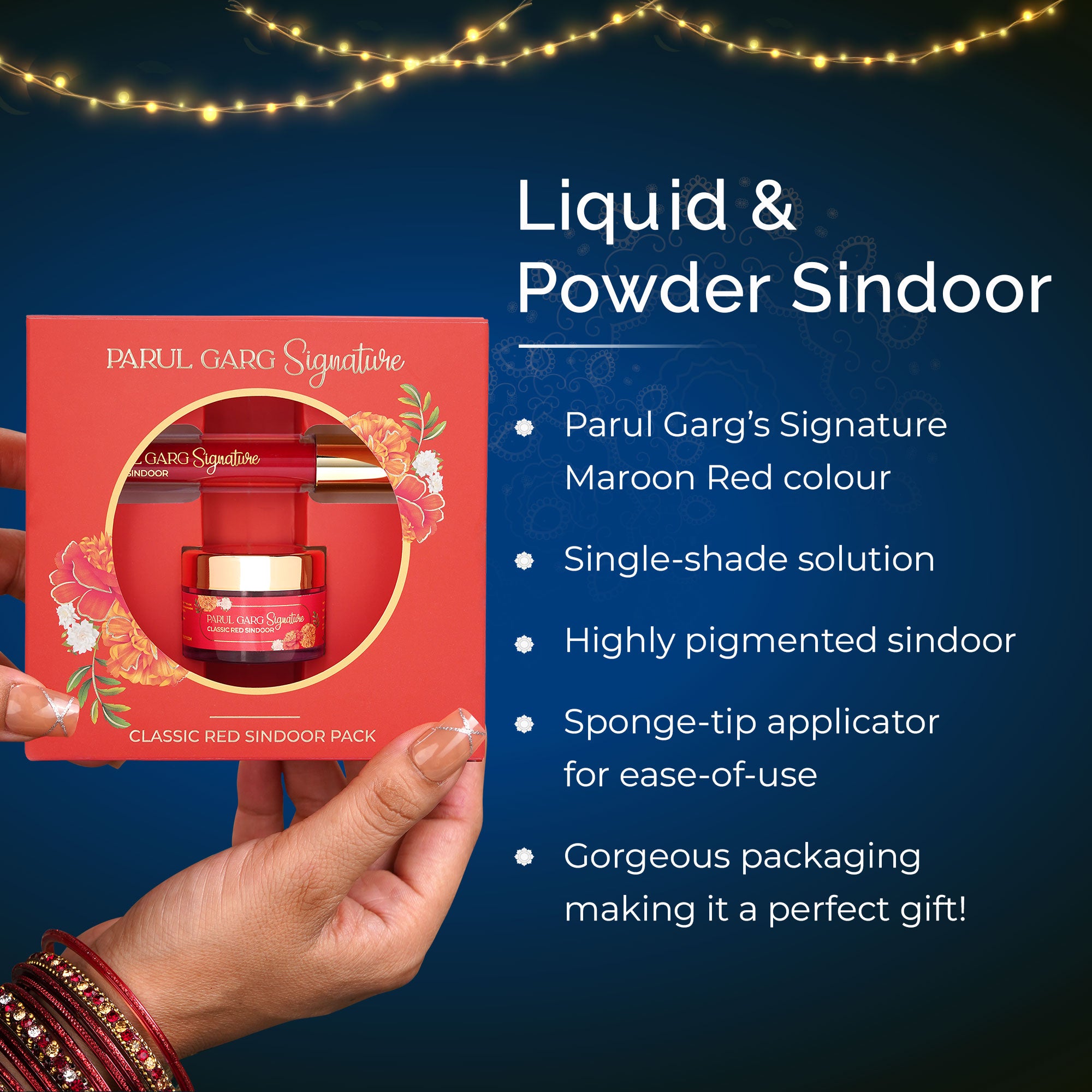 Signature Sindoor Pack: Liquid & Powder (KumKum)