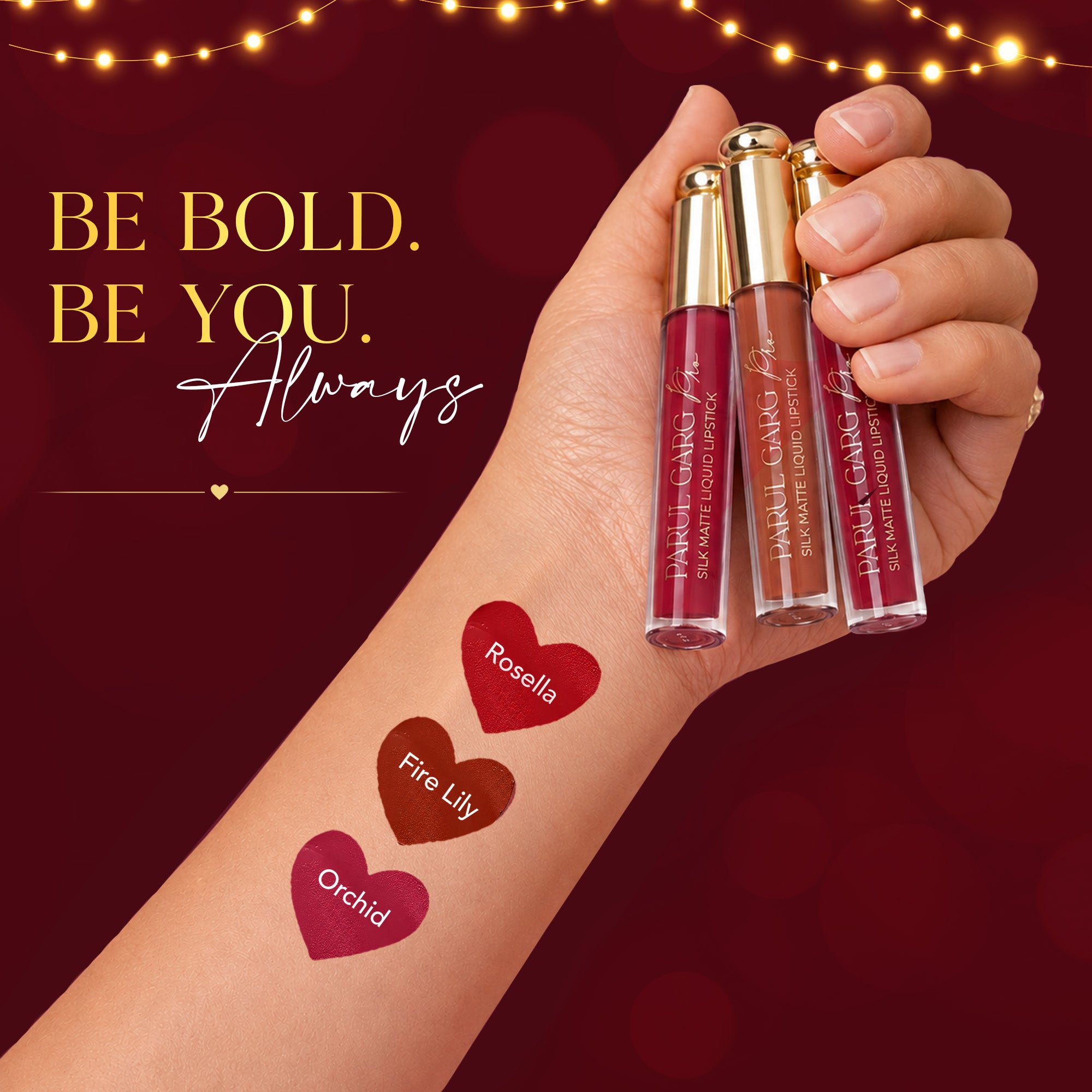 The Signature Trio of Bold Statement Lipsticks