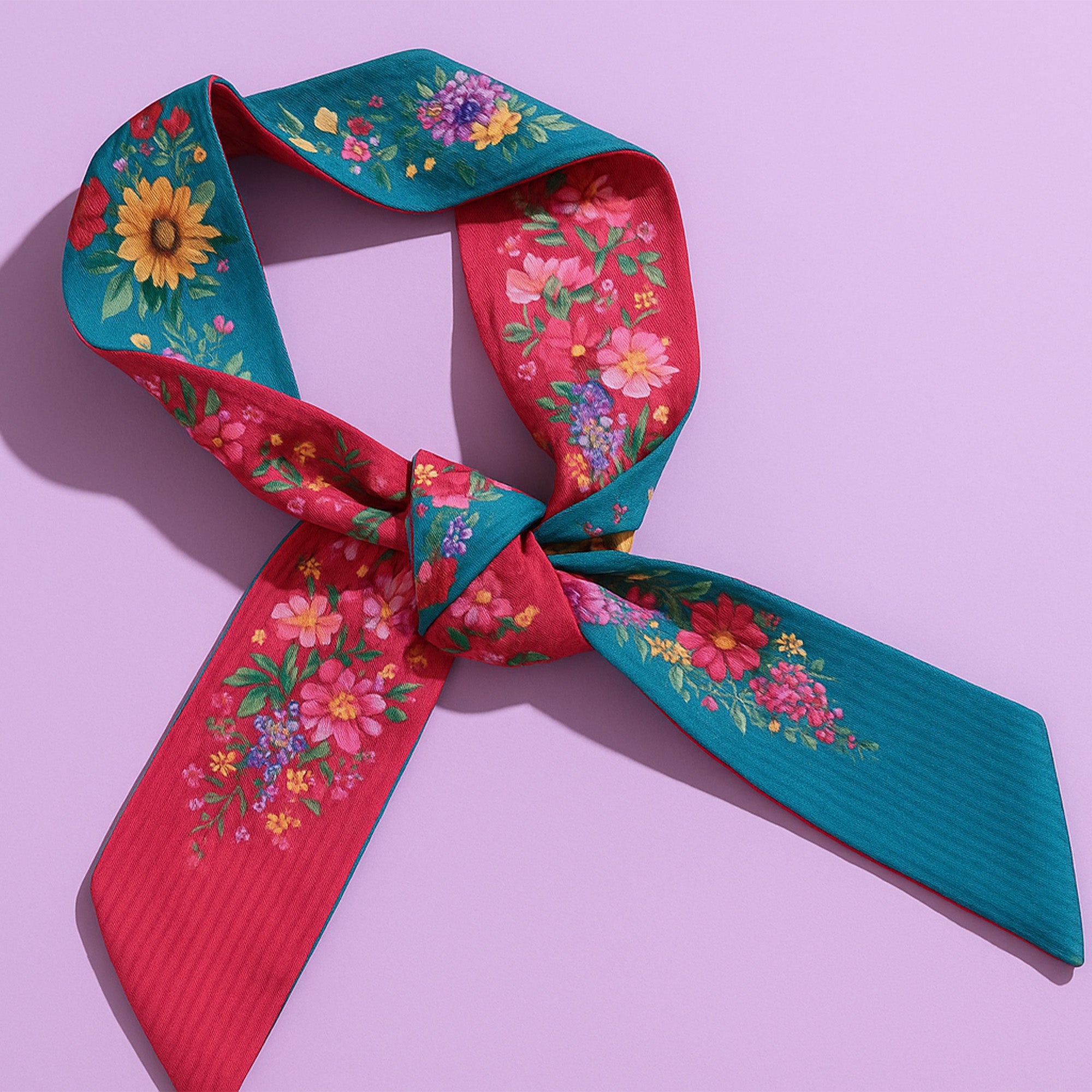 Petal Twirl Twilly Scarf