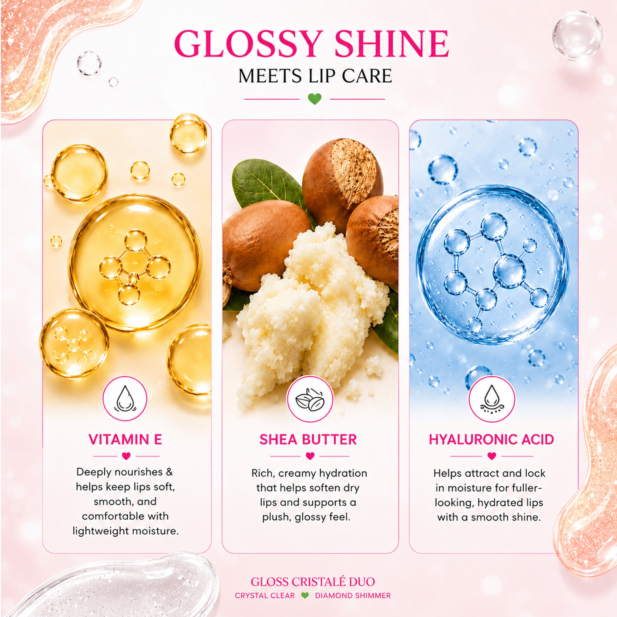 Gloss Cristalé Duo - Beauty Shot | Parul Garg Beauty