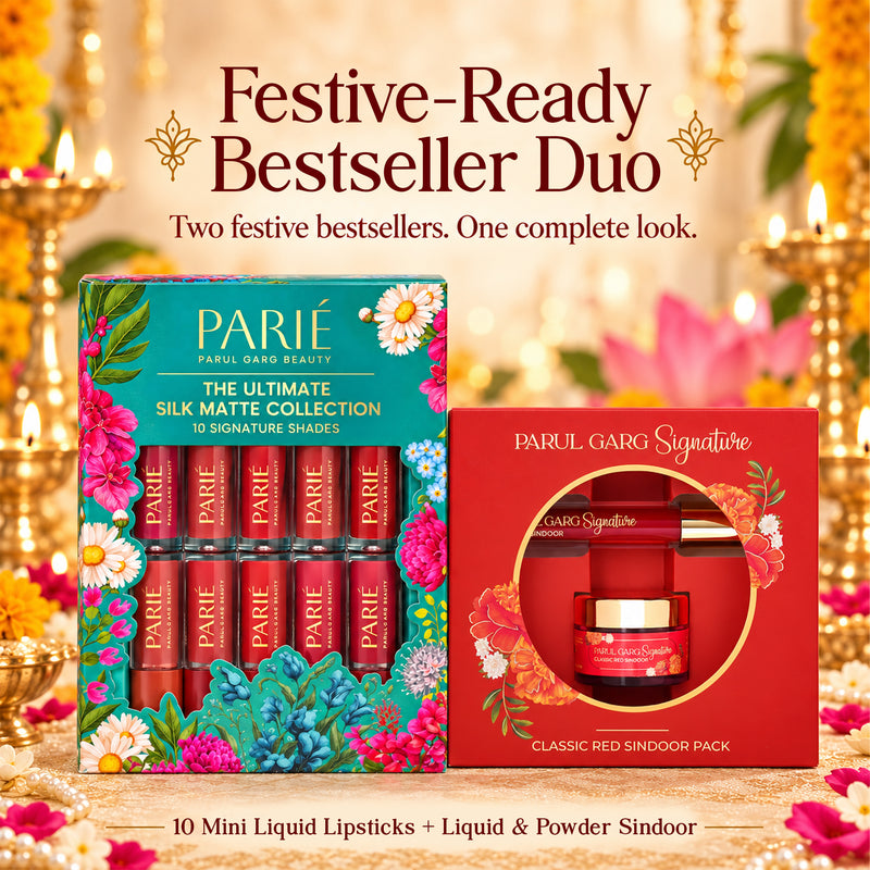 Festive-Ready Bestseller Duo | 10-in-1 Lipstick Set + Sindoor for Just ₹100 More