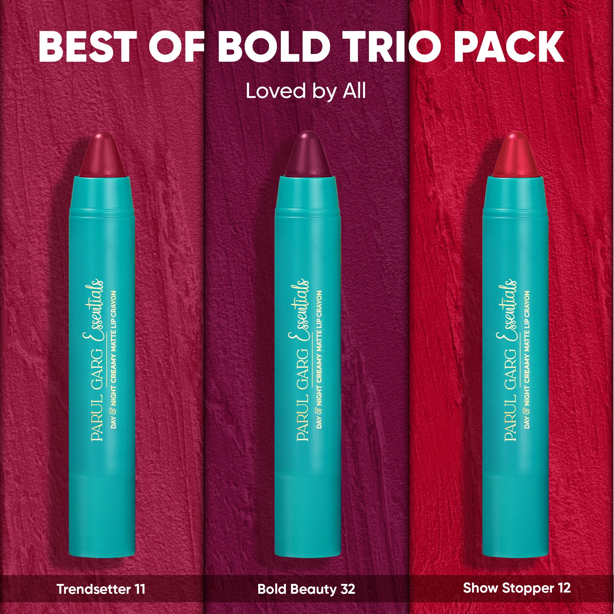 Best of Bold - Trio Crayon Pack