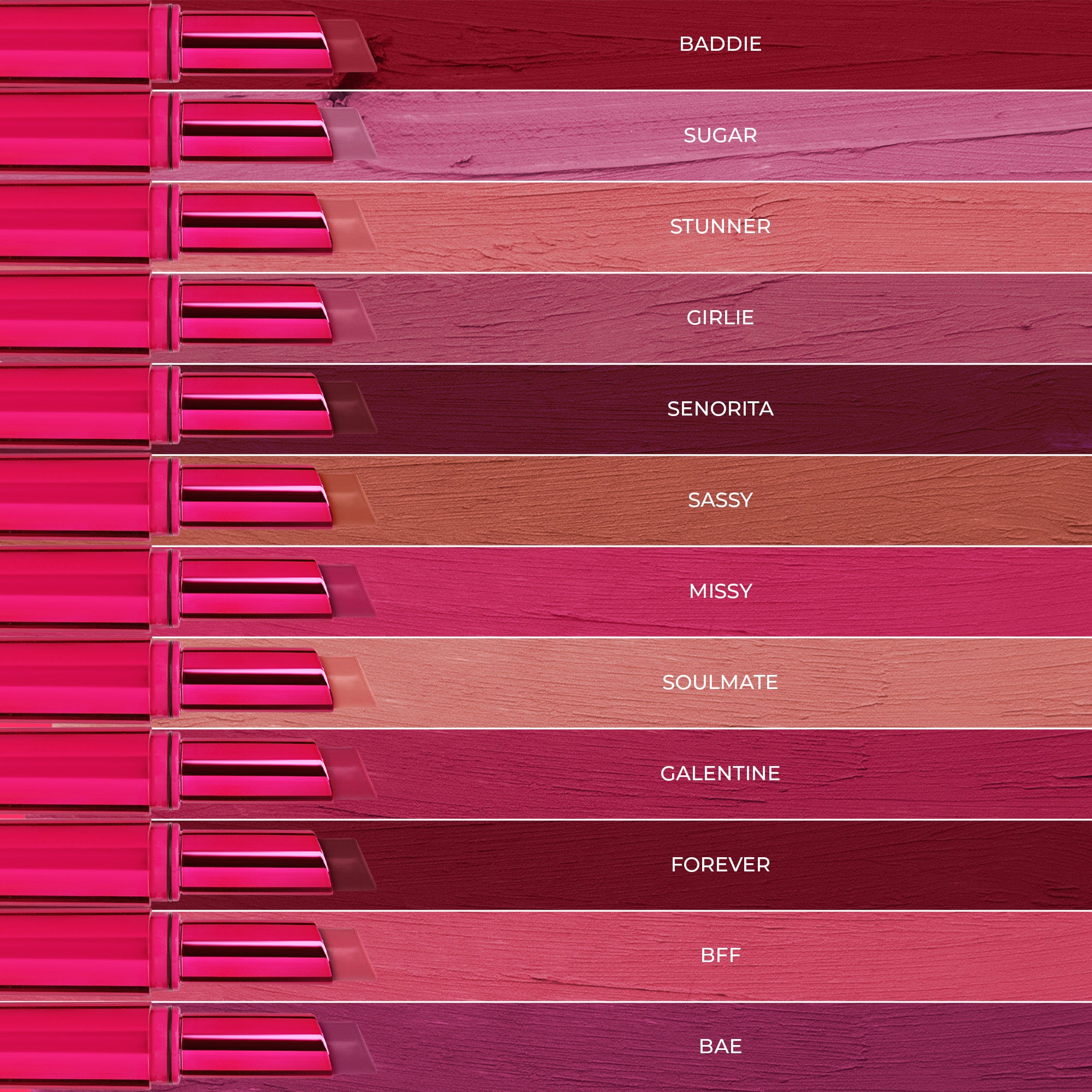 Girlie 12: Bestie No-Transfer Lipstick