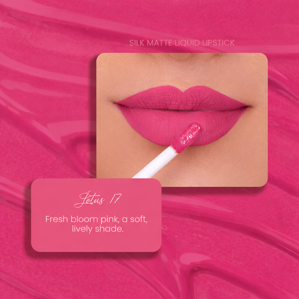 Lotus 17: Silk Matte Liquid Lipstick