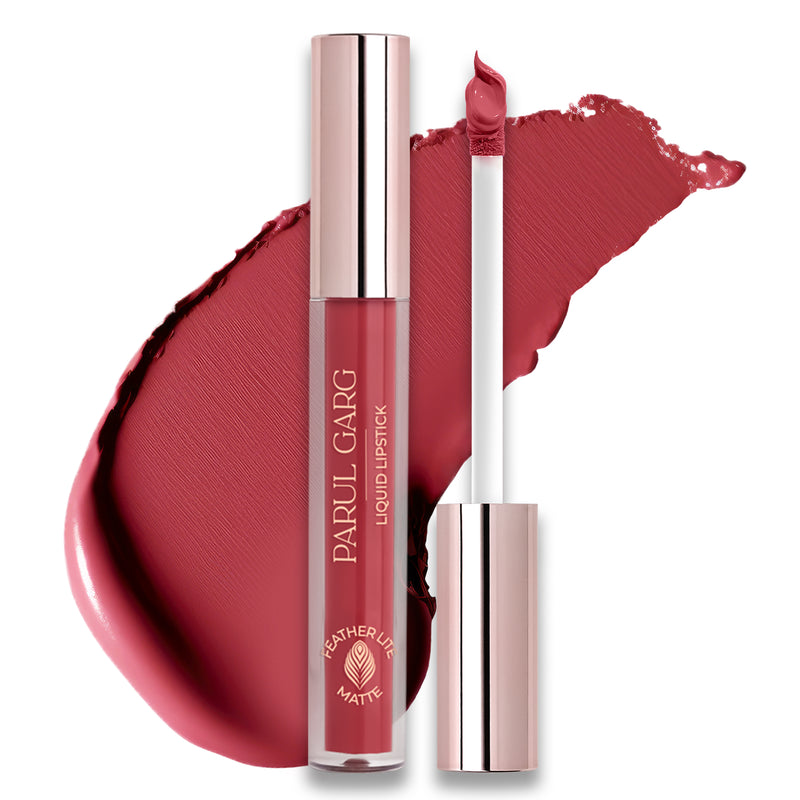 Cherish 22 Featherlite Matte Liquid Lipstick | Ultra-Light Formula | Parul Garg Beauty