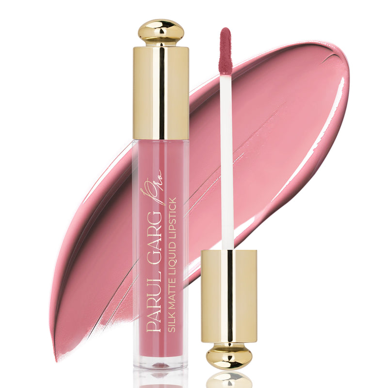 Cherry Blossom 08 Silk Matte Liquid Lipstick | Long-Lasting Matte for Indian Skin | Parul Garg Beauty
