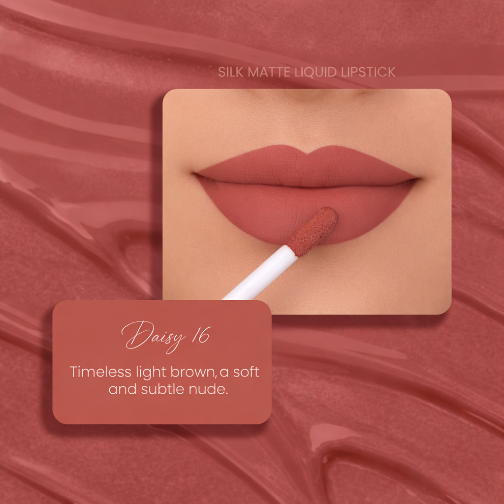 Daisy 16: Silk Matte Liquid Lipstick