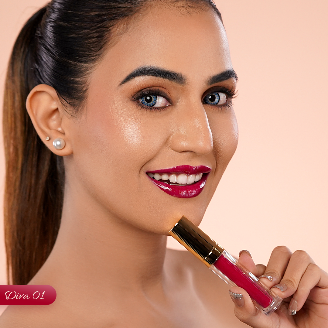 Hi-Pigment Lip Oil: Diva 01
