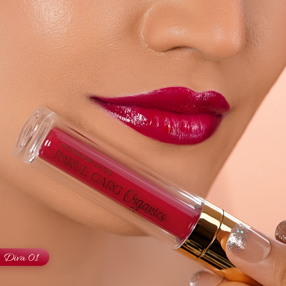 Hi-Pigment Lip Oil: Diva 01