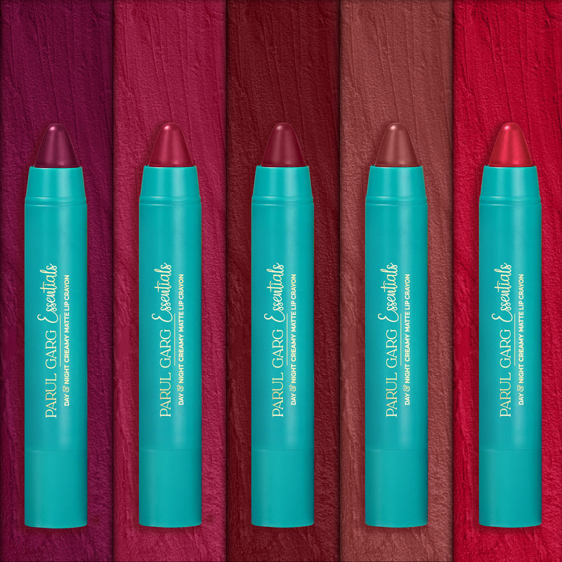 Dusky Girl Favourites Essential 5-Pack Lip Crayons | Parul Garg Beauty