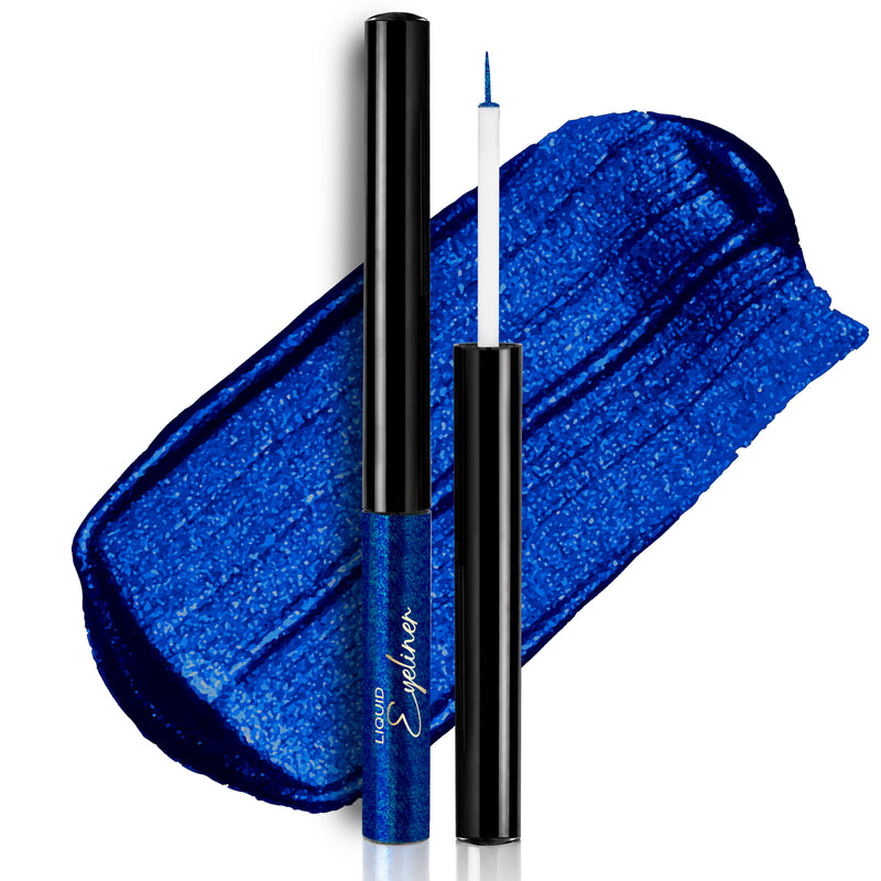 Sapphire Blue Shimmer Liquid Eyeliner | Waterproof & Long-Lasting