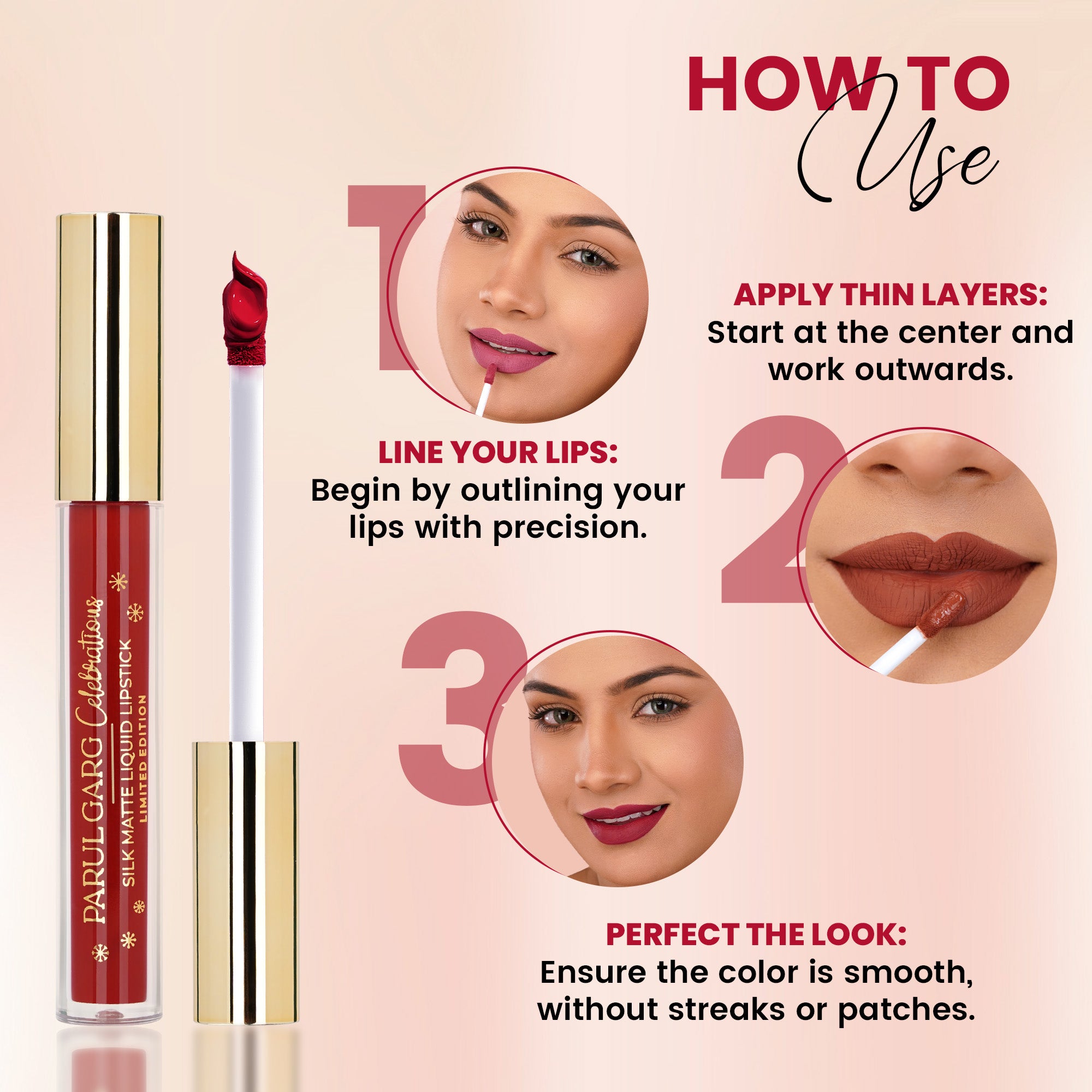 Merry 24 : Limited Edition Silk Matte Liquid Lipstick