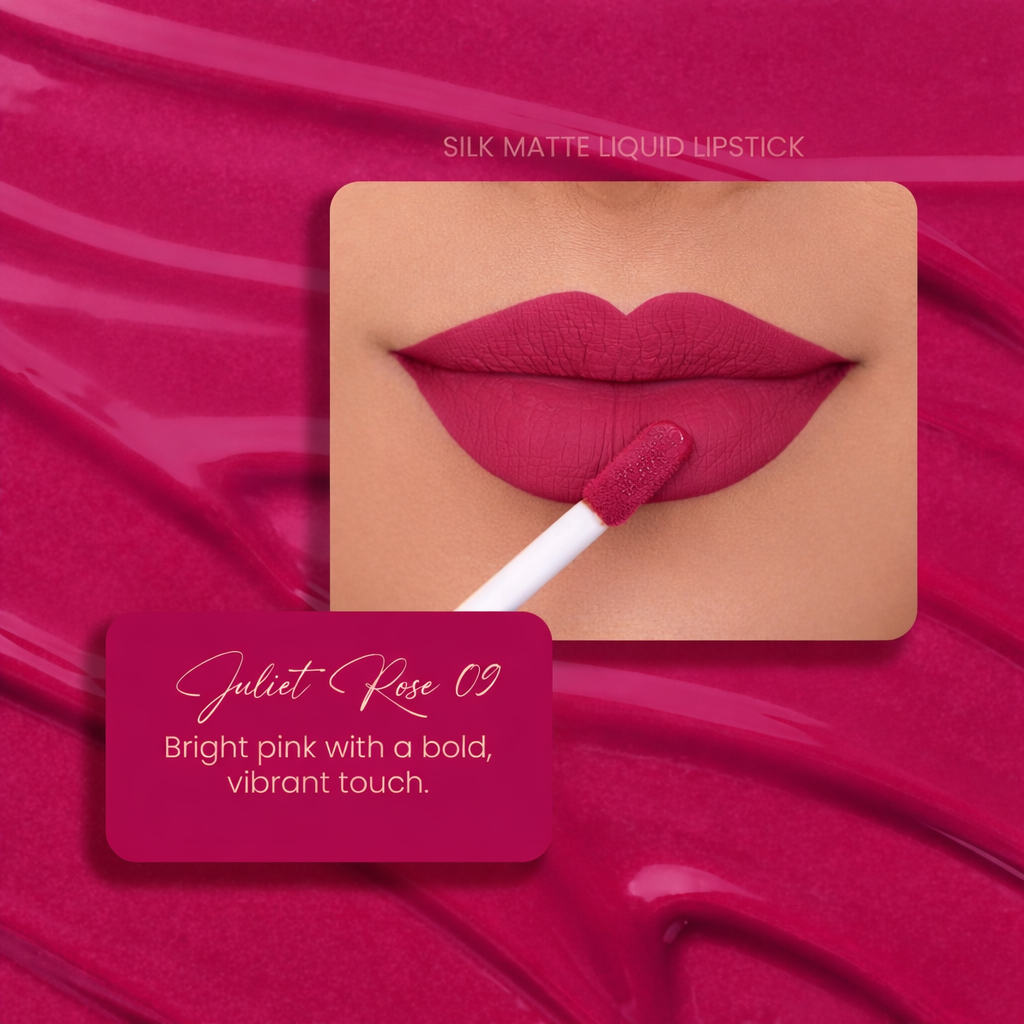 Juliet Rose 09: Silk Matte Liquid Lipstick