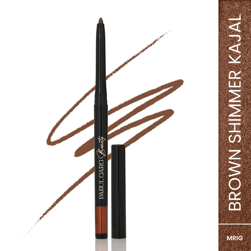 Mrig Brown Shimmer Bold Define Kajal | Festive Eye Look | Parul Garg Beauty
