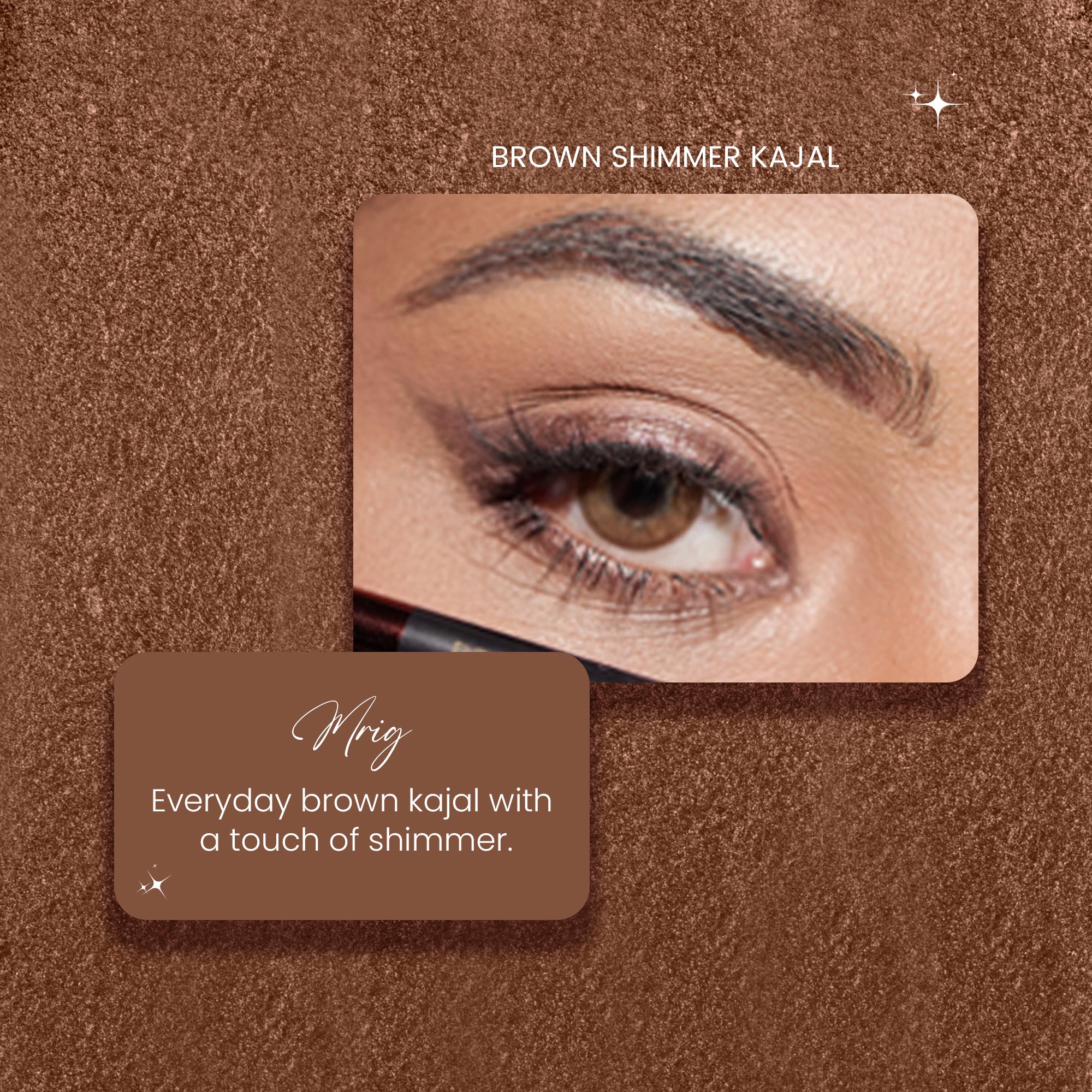 Mrig - Brown Shimmer Bold Define Kajal