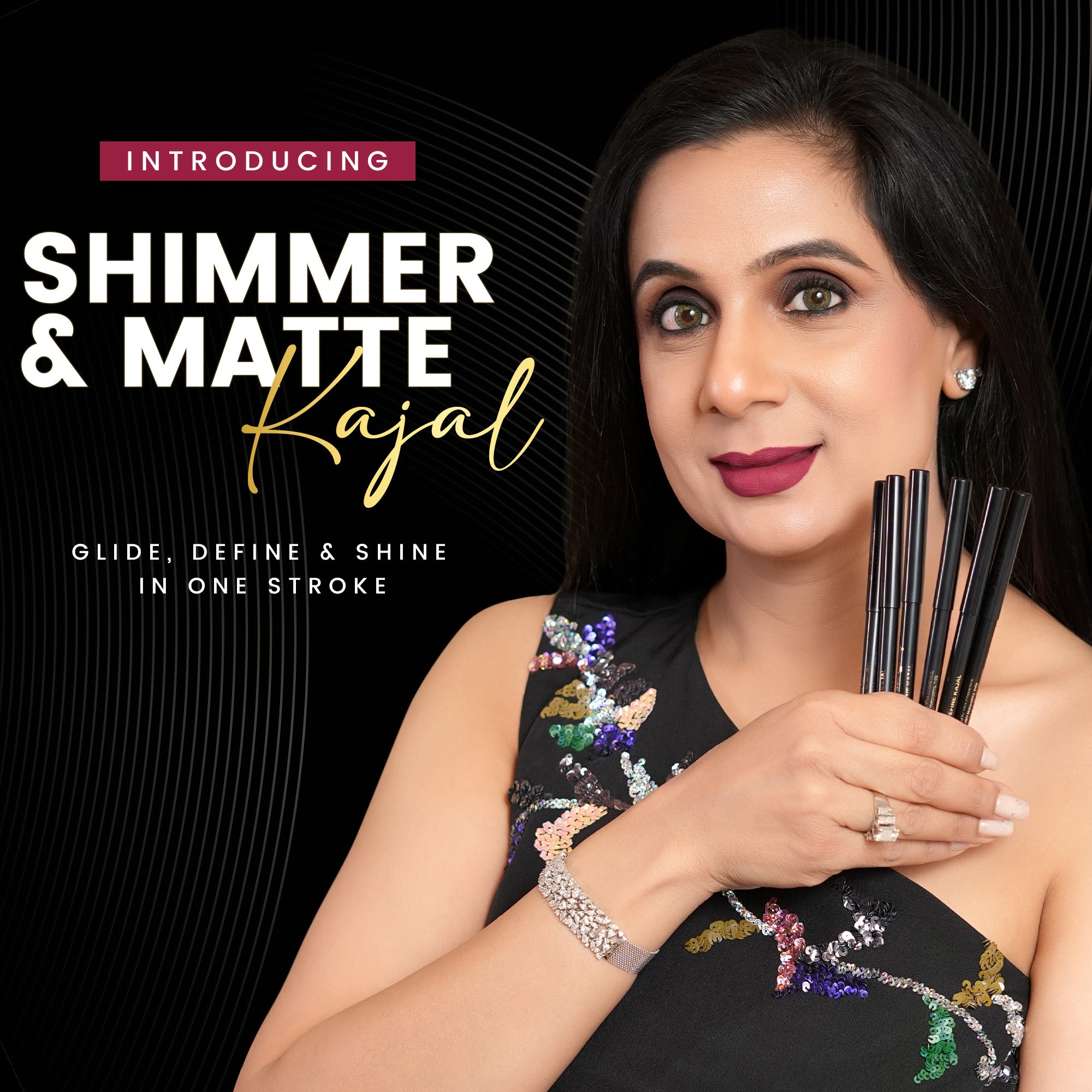 Shimmer Bright Beauty Kajal Pack-of-Four