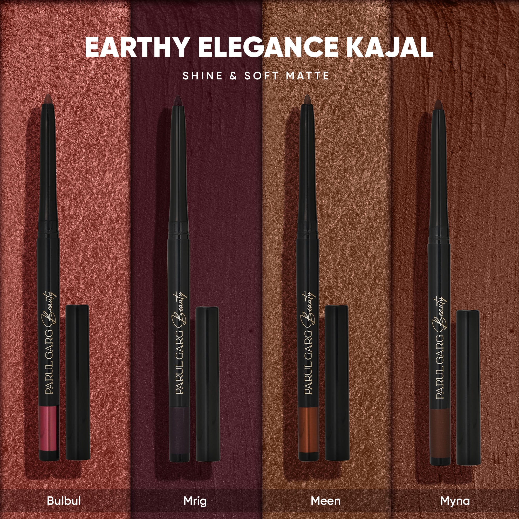 Earthy Elegance Kajal Pack-of-Four