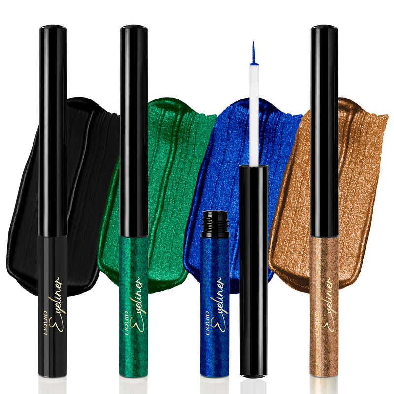 The Statement Eyes Pack of 4 Liquid Eyeliners| Waterproof & Long-Lasting