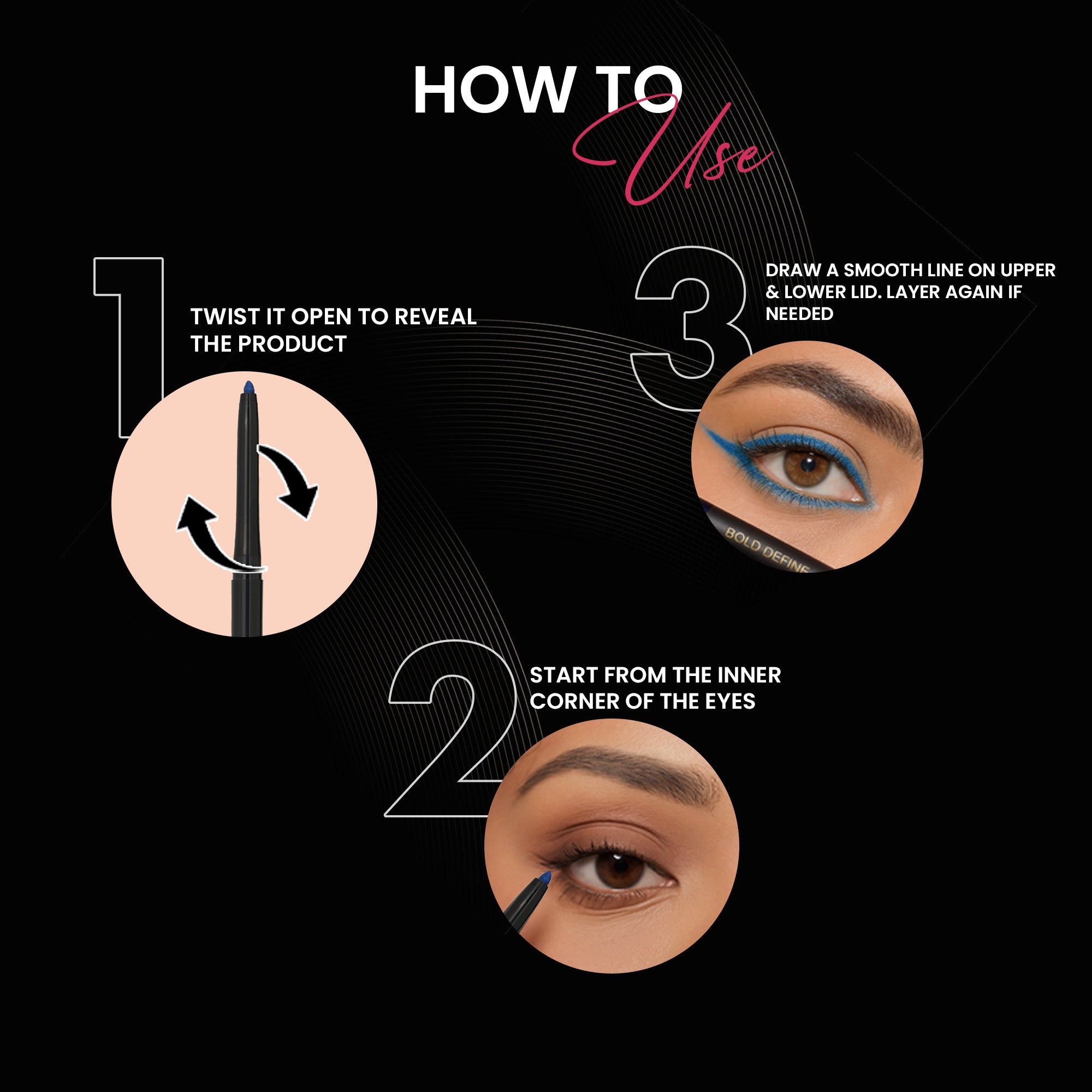 Create Your Own Kajal Pack – Pick Any 4 Shades!