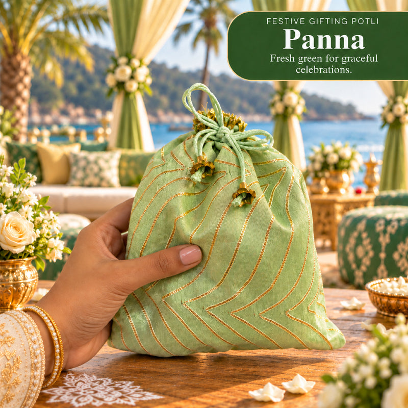 Festive Gifting Potli – Panna