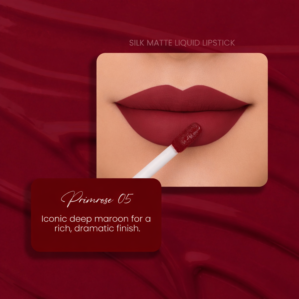 Primrose 05: Silk Matte Liquid Lipstick