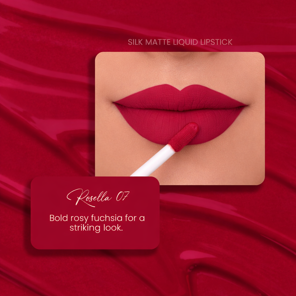 Rosella 07: Silk Matte Liquid Lipstick