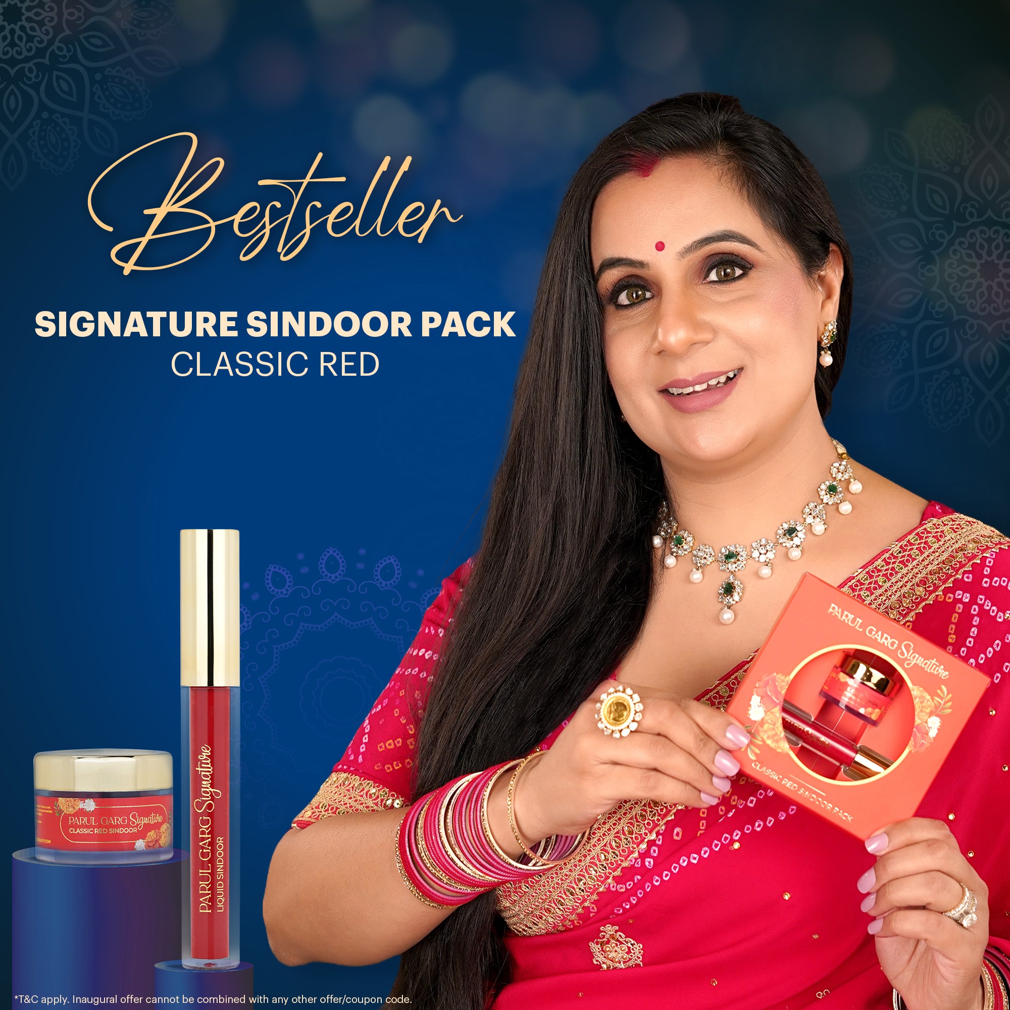 Signature Sindoor Pack: Liquid & Powder (KumKum)