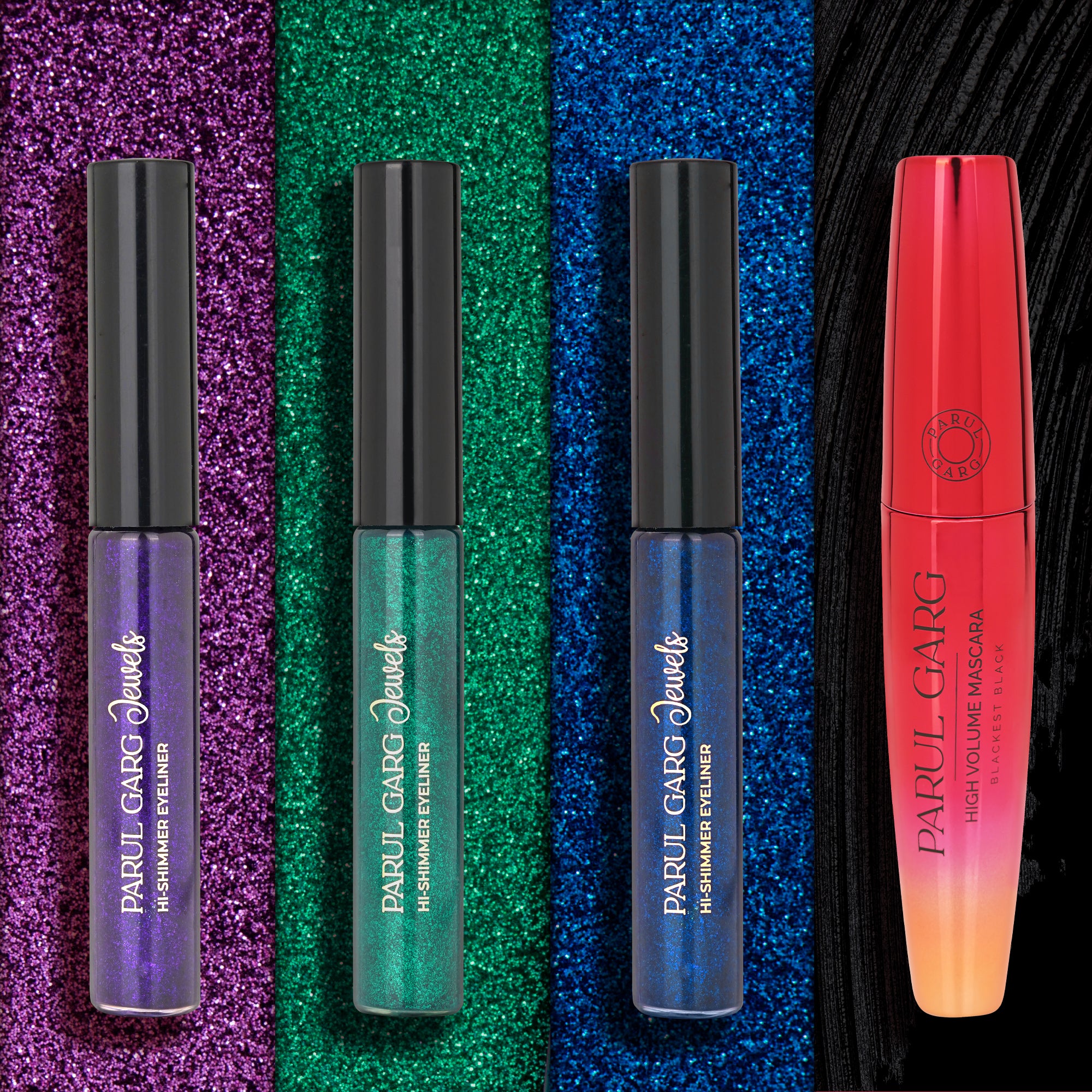 Vibrant Liner Trio & Mascara Pack