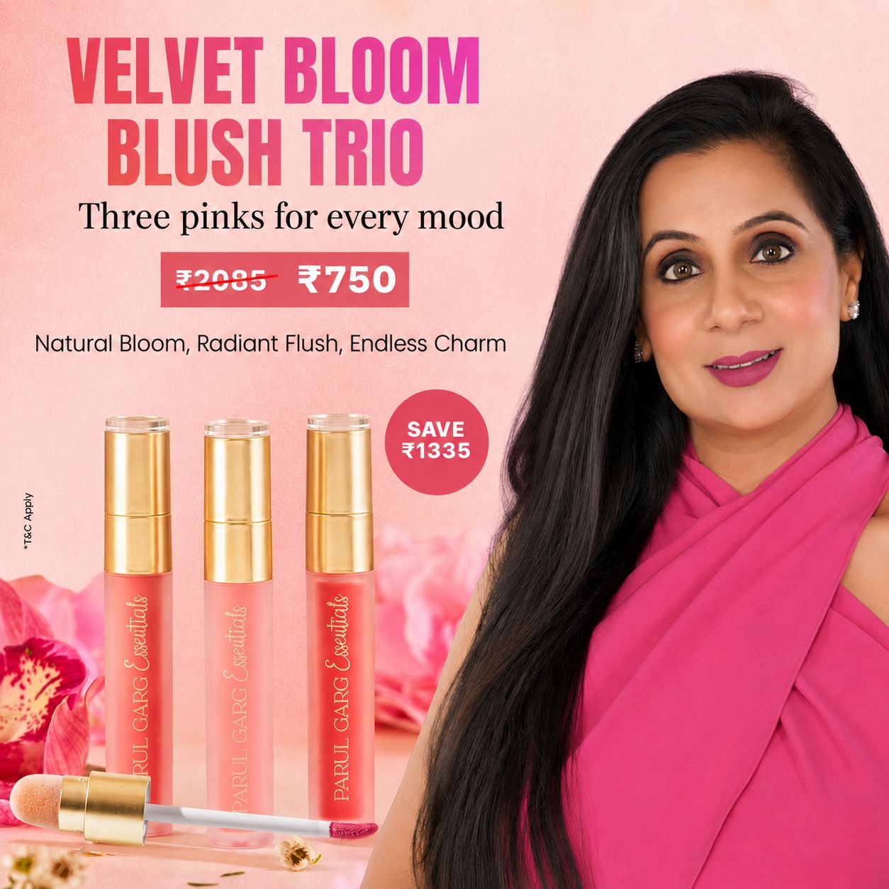 Velvet Bloom Blush Trio