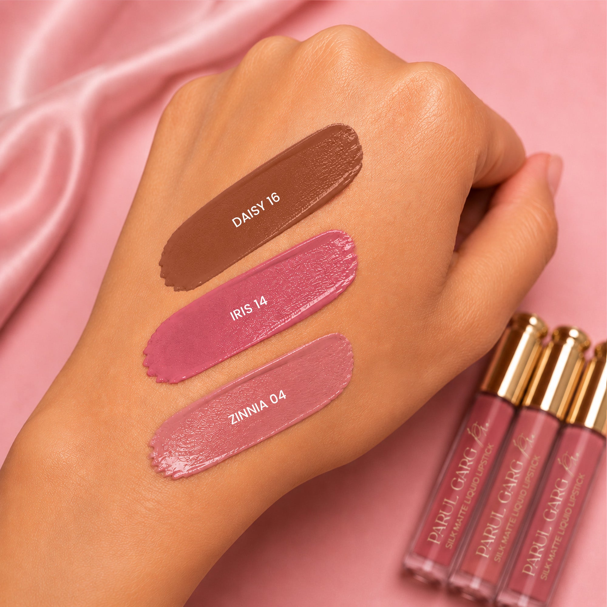 Simply Subtle Trio | 3 Full-Size Silk Matte Liquid Lipsticks | Long-Lasting & No Transfer