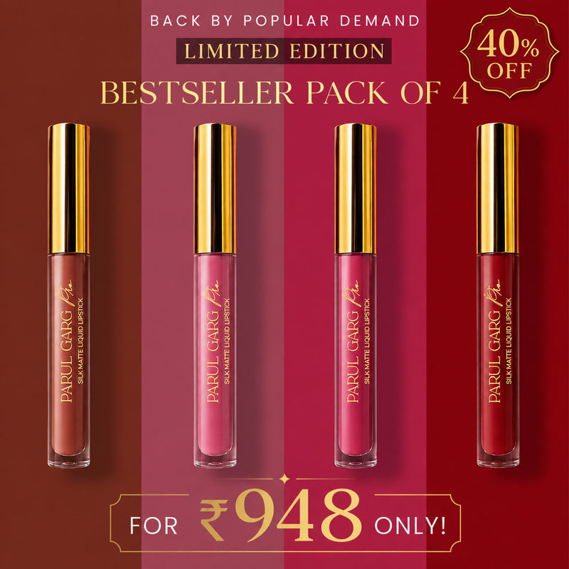 Bestseller Shades Matte Lipstick Set | 4 Shades | 40% Off