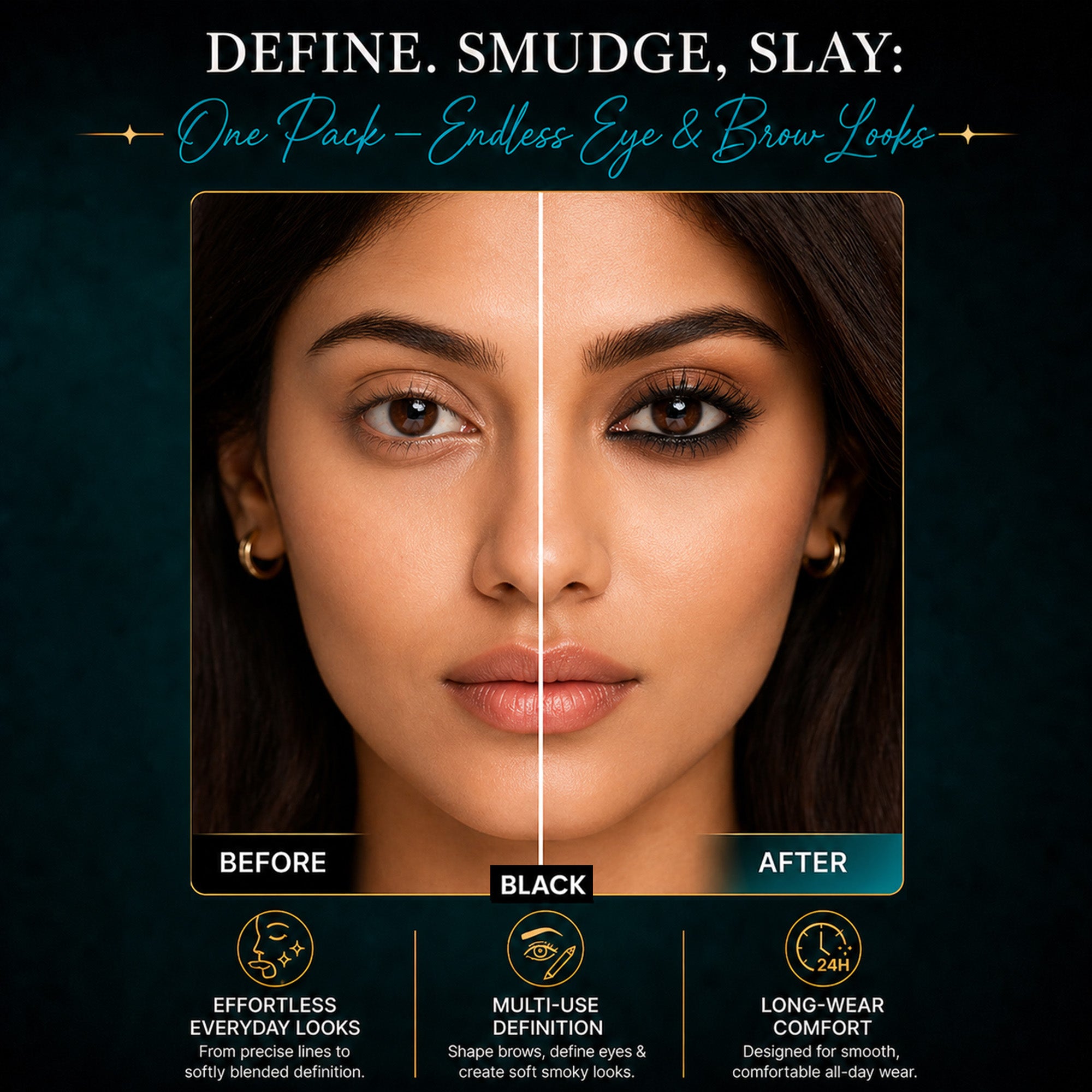 Classic Black: Signature Essential Eye & Brow Pack