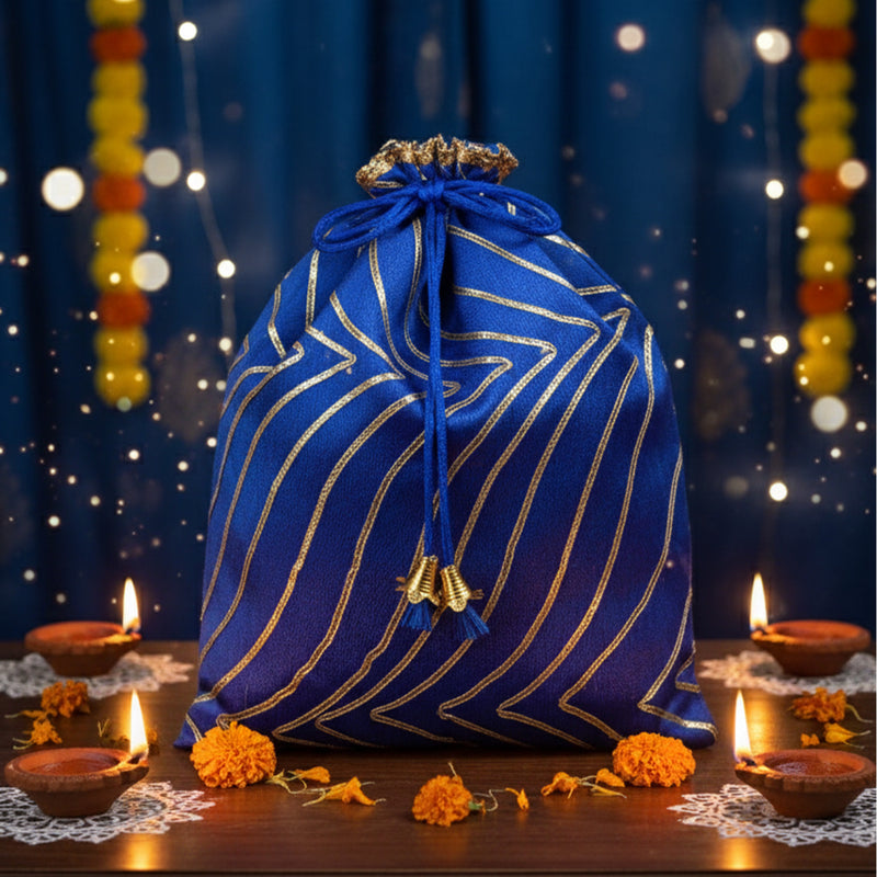 Festive Gifting Potli Neelam | Traditional Indian Gift Bag | Parul Garg Beauty
