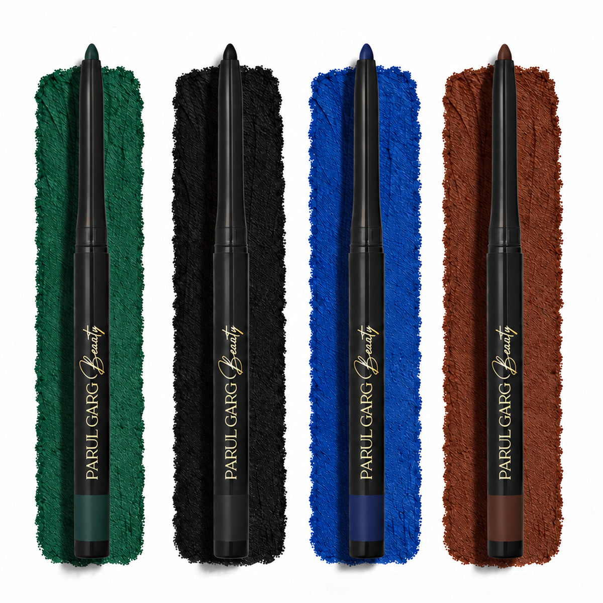 Bold Define Matte Kajal Essentials | Black, Brown, Blue & Green | Pack of 4