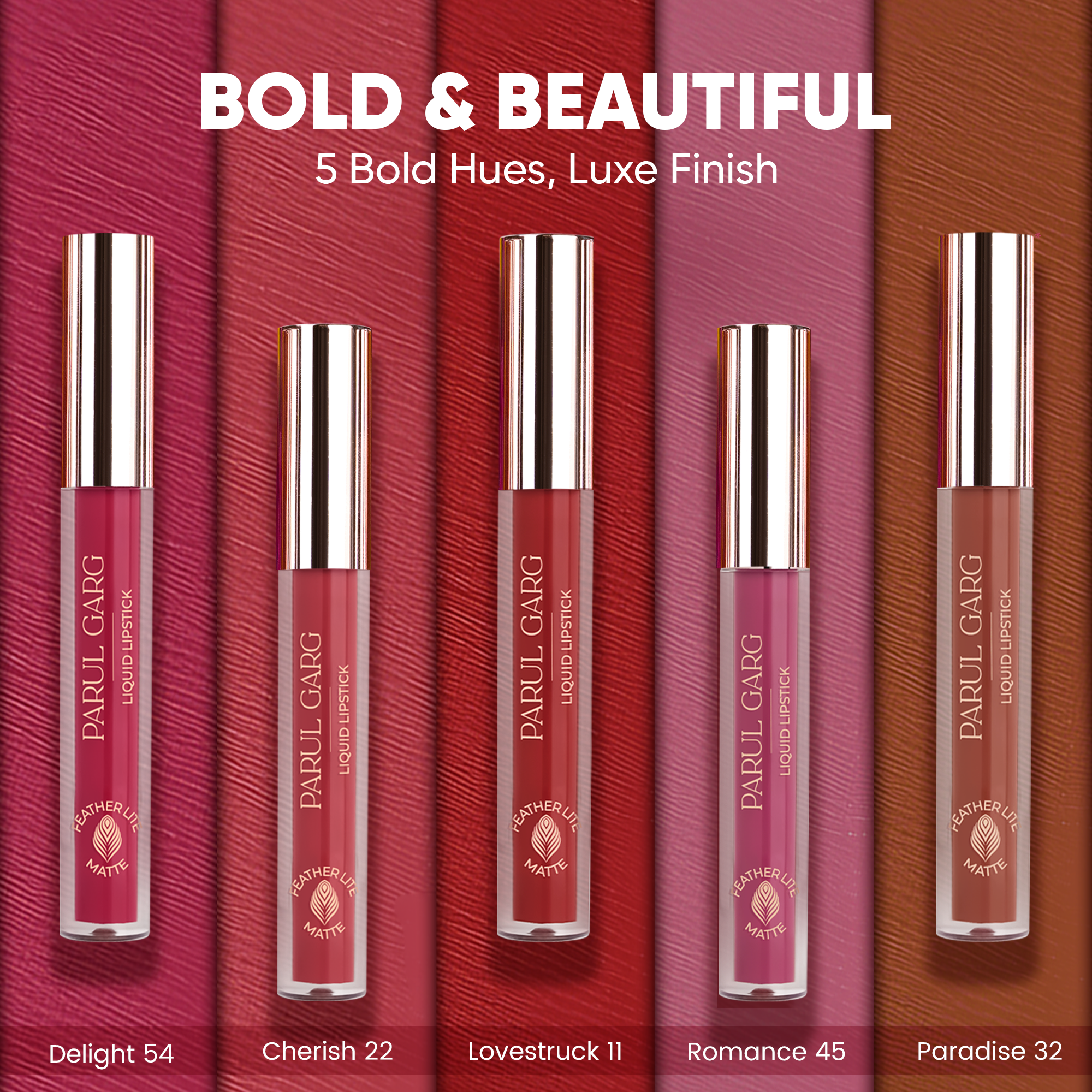 Bold & Beautiful: 5 Best Selling Deep Liquid Lipstick