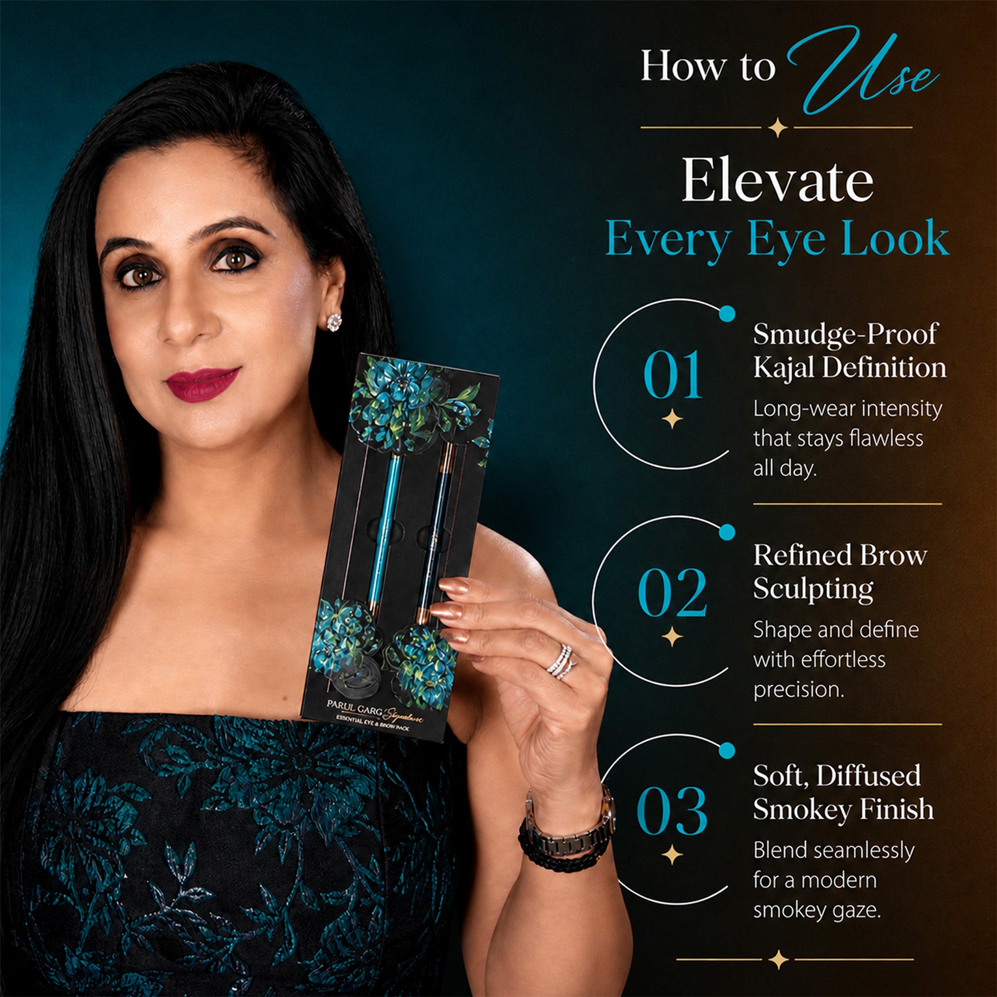 Deep Brown: Signature Essential Eye & Brow Pack