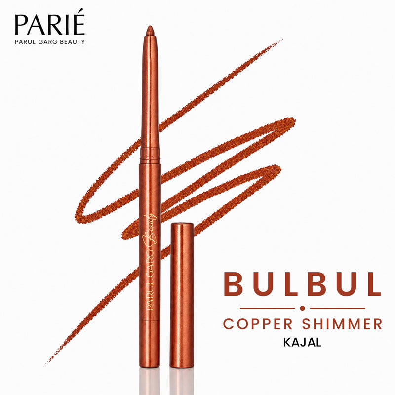Bulbul Copper Shimmer Kajal | Bold Define | Rich Colour & Dazzling Shine | Long-Lasting & Smudge-Proof