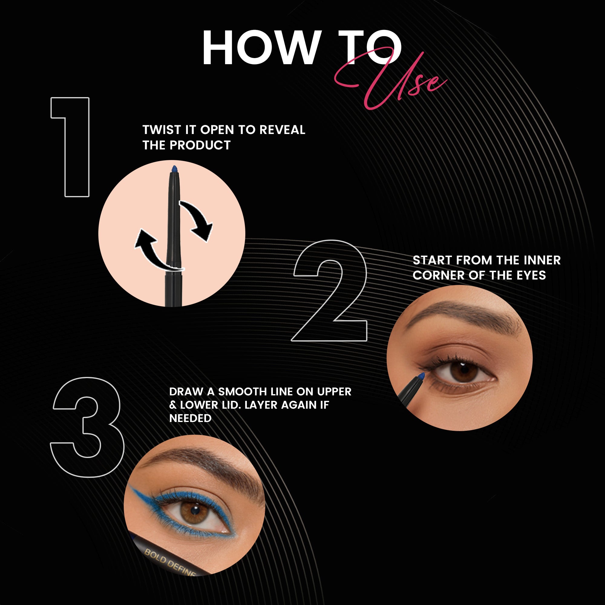 Mrig - Brown Shimmer Bold Define Kajal