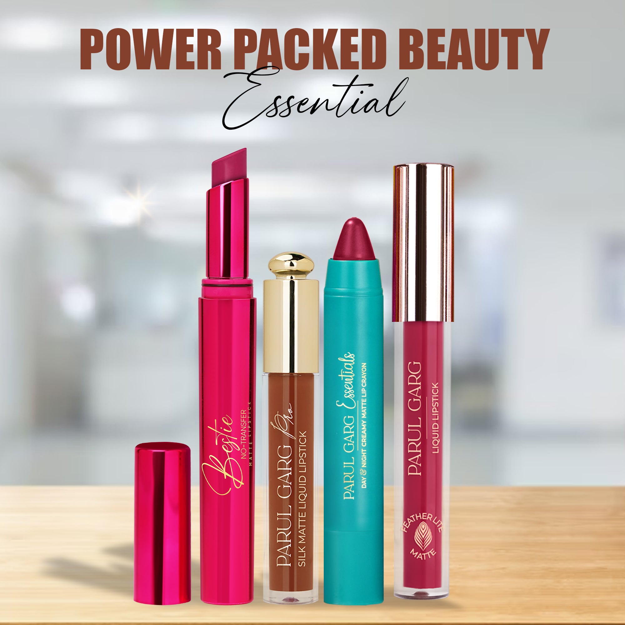 Office Essentials: Medium to Deep Lipshade Pack