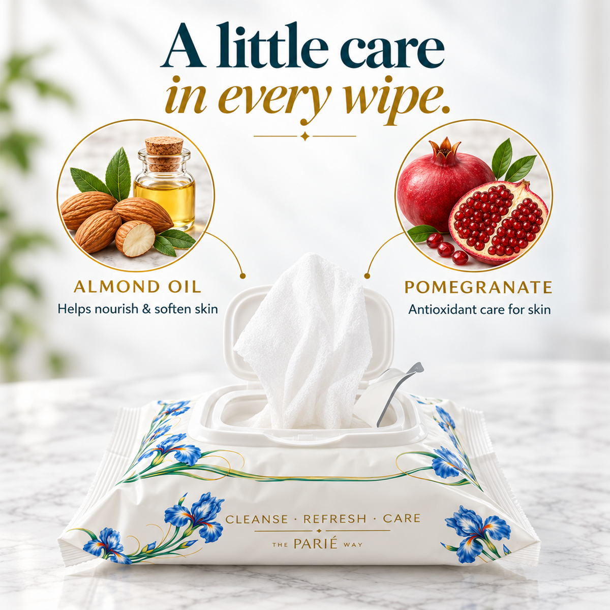 Makeup Removing Wipes | Removes Makeup & Dirt | Pack of 30
