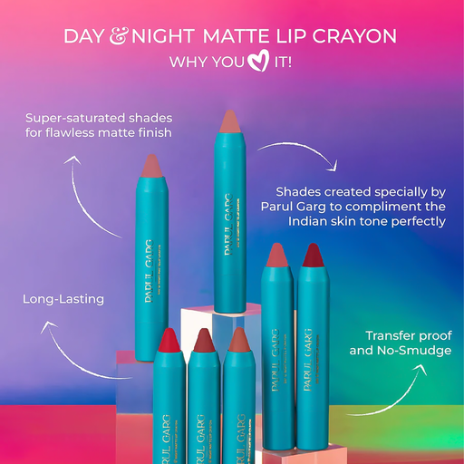 Day & Night Matte Lip Crayon Shade: Cheerleader 24